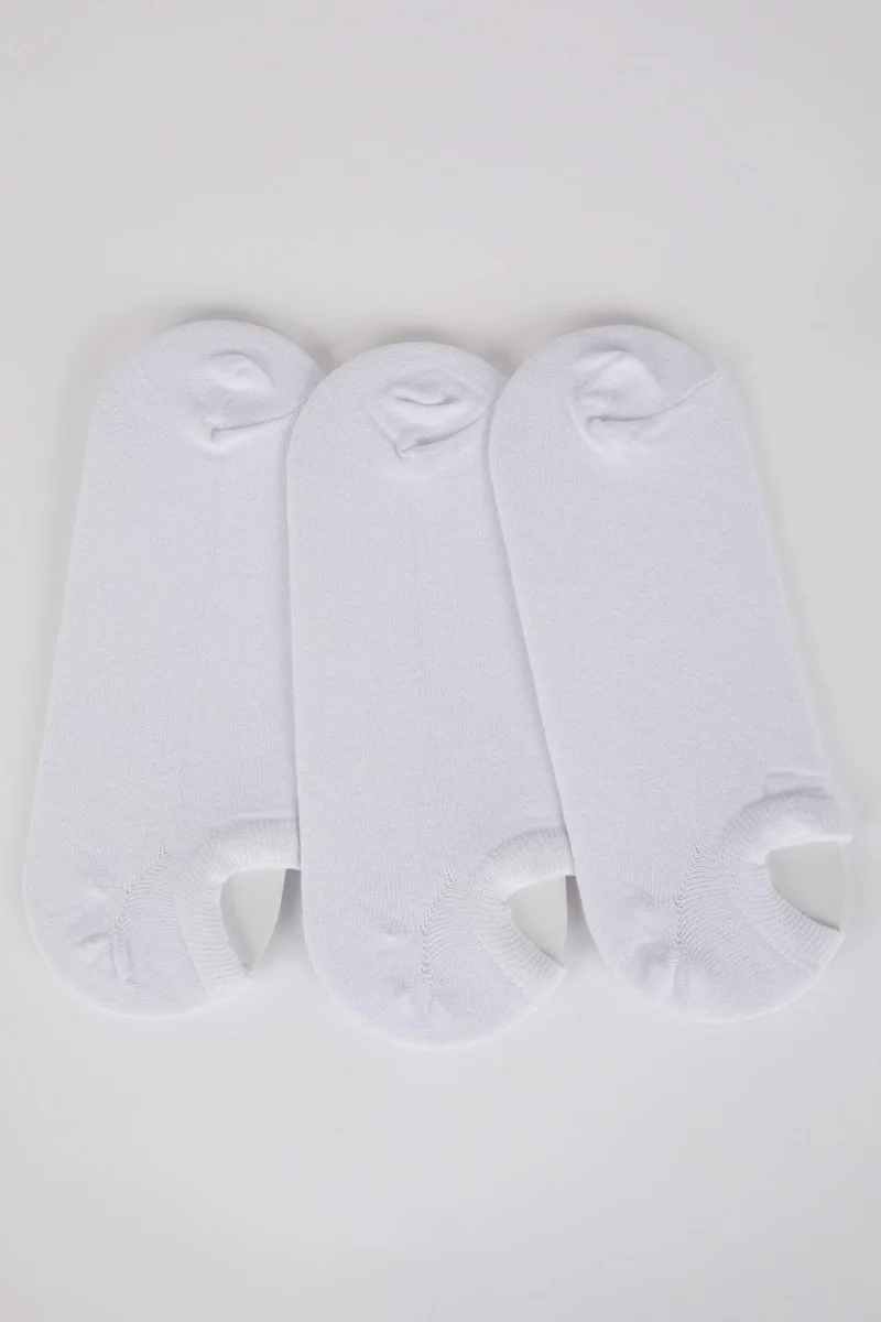 ديفاكتو Men's Cotton 3-pack Sneaker Socks