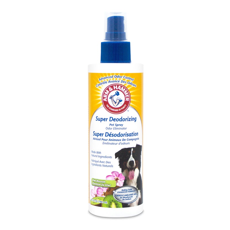 Arm & Hammer For Pets Super Deodorizing Spray for Dogs | Best Odor Eliminating Spray for All Dogs & Puppies | Fresh Kiwi Blossom Scent That Smells Great, 6.7 Ounces-1 Pack (FF9367) - Image 1