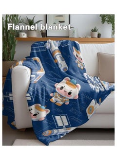 General Baby and children's cartoon flannel thin blanket (warm and comfortable, suitable for sleep, game use) 70cm*100cm - 84  - Image 3