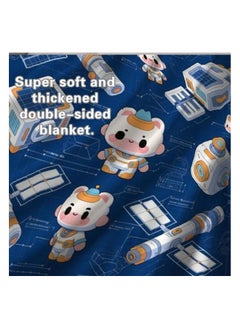 General Baby and children's cartoon flannel thin blanket (warm and comfortable, suitable for sleep, game use) 70cm*100cm - 84  - Image 4