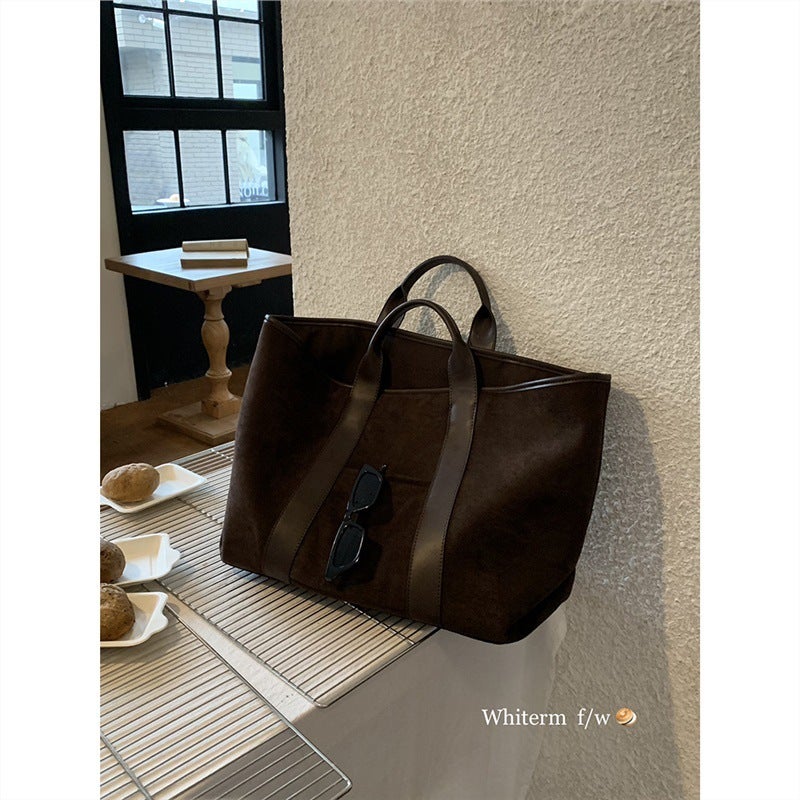 Vintage Velvet Tote Bag - Image 1