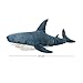 TONGMAN 395inch Plush Shark Toy Pillow Giant Shark Stuffed AnimalSoft Shark Cushion Pillow Shark Plush PillowsChubby Stuffed Shark Toy Children s Boys and Girls Room Decoration Bedtime Gift Blue - Image 4