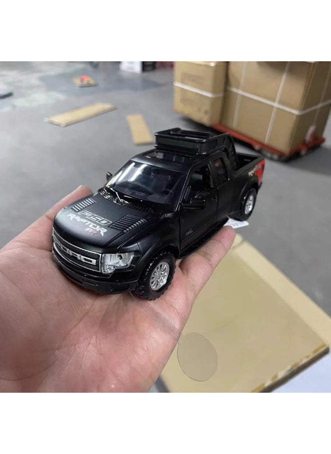 (Jiaye Bulk) Simulation F150 Pickup Wild Alloy Car Model Ornament Toy-Color:Dc24271 R8 Red  - Image 3