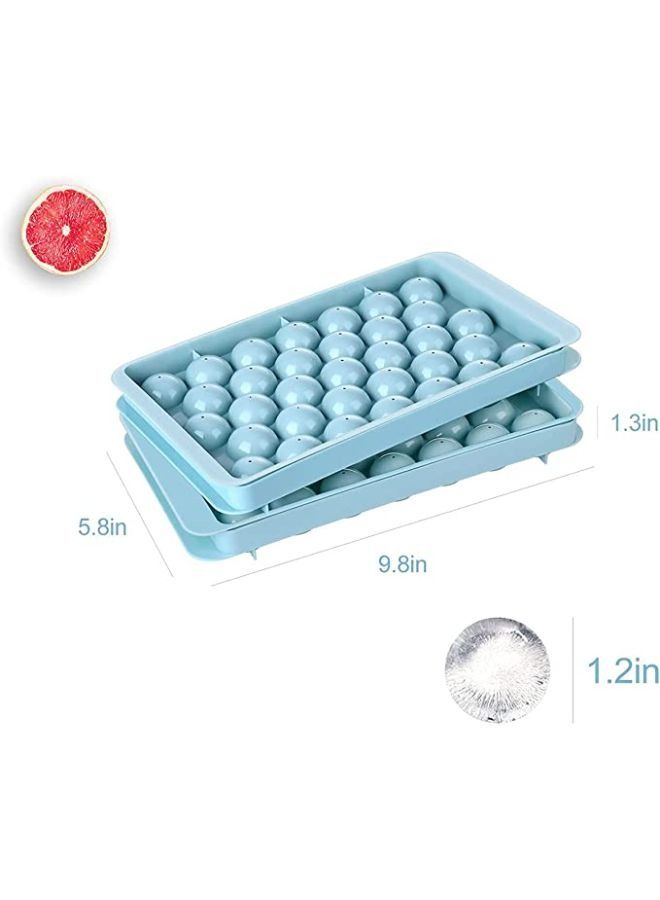 Portable Ice Sphere Mold Round Silicone Ice Cube Tray With Lid Ice Ball Maker Mold For Cocktails Sphere - Image 2