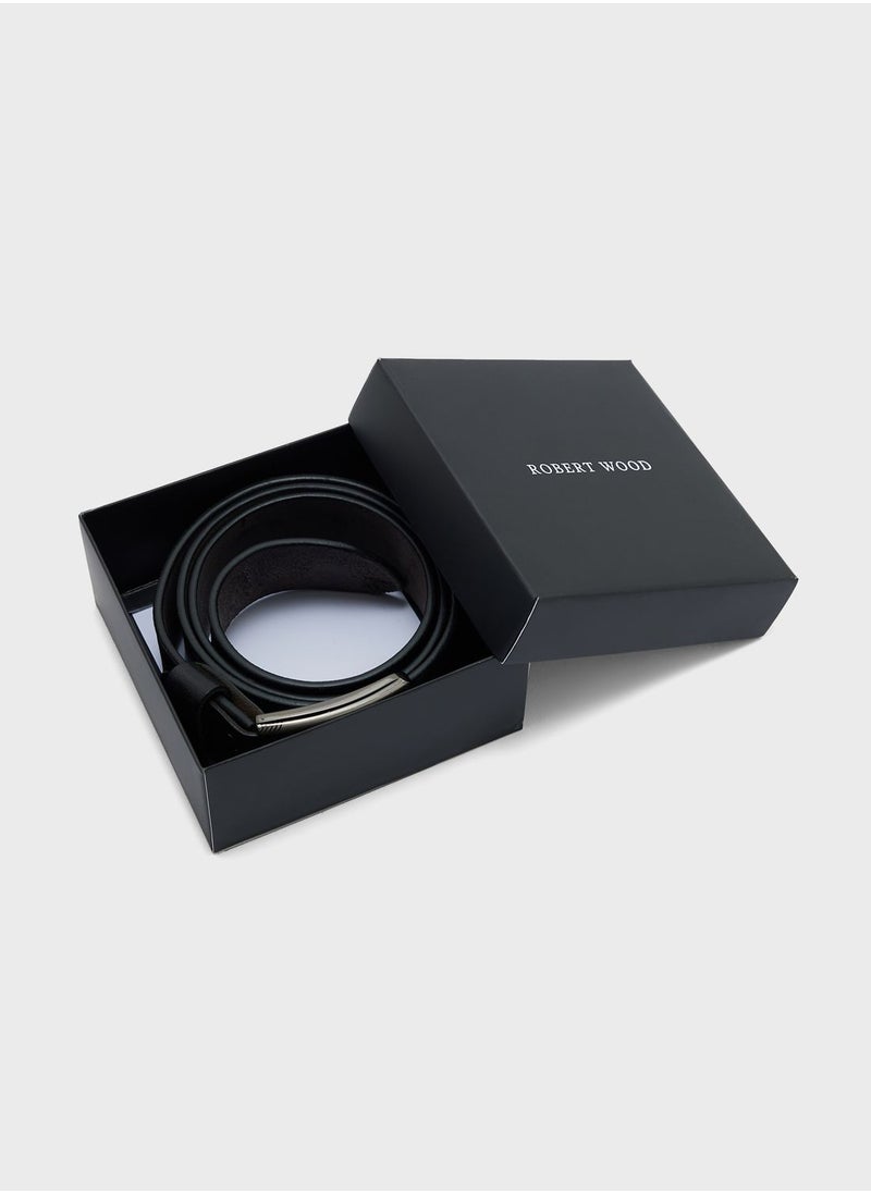 Robert Wood Genuine Leather 40Mm Casual Belt  - Image 3