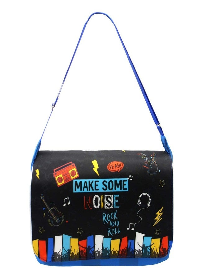 Trusmile Stylish Sling Cross Body Messenger College One Side Shoulder Bag for Teenagers (Make Some Noise) - Image 1