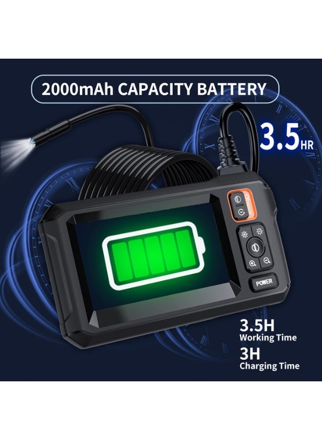 Milatech Endoscope Camera with Light 4.3" IPS Screen 1920P IP67 Waterproof 16.5FT Borescope - Image 5