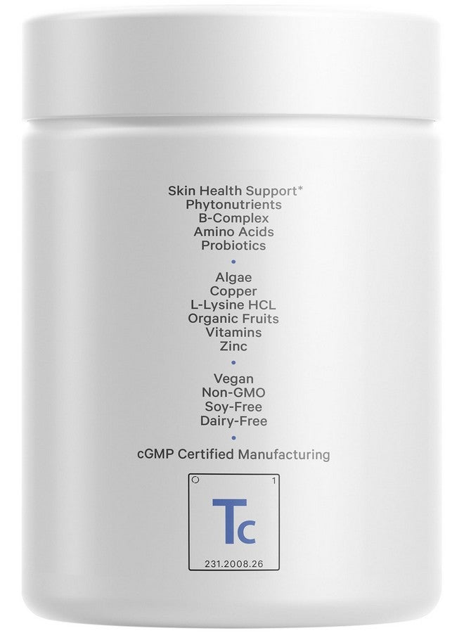 Codeage Teen Clearface Adolescent Face, Skin & Pimples, Vitamins A, C, D3, E, Pantothenic Acid, Niacin, Zinc Supplement Teenagers, Probiotics, L-Lysine, Omega-3, Oily Skin, Pores, Spots - 60 Capsules - Image 3