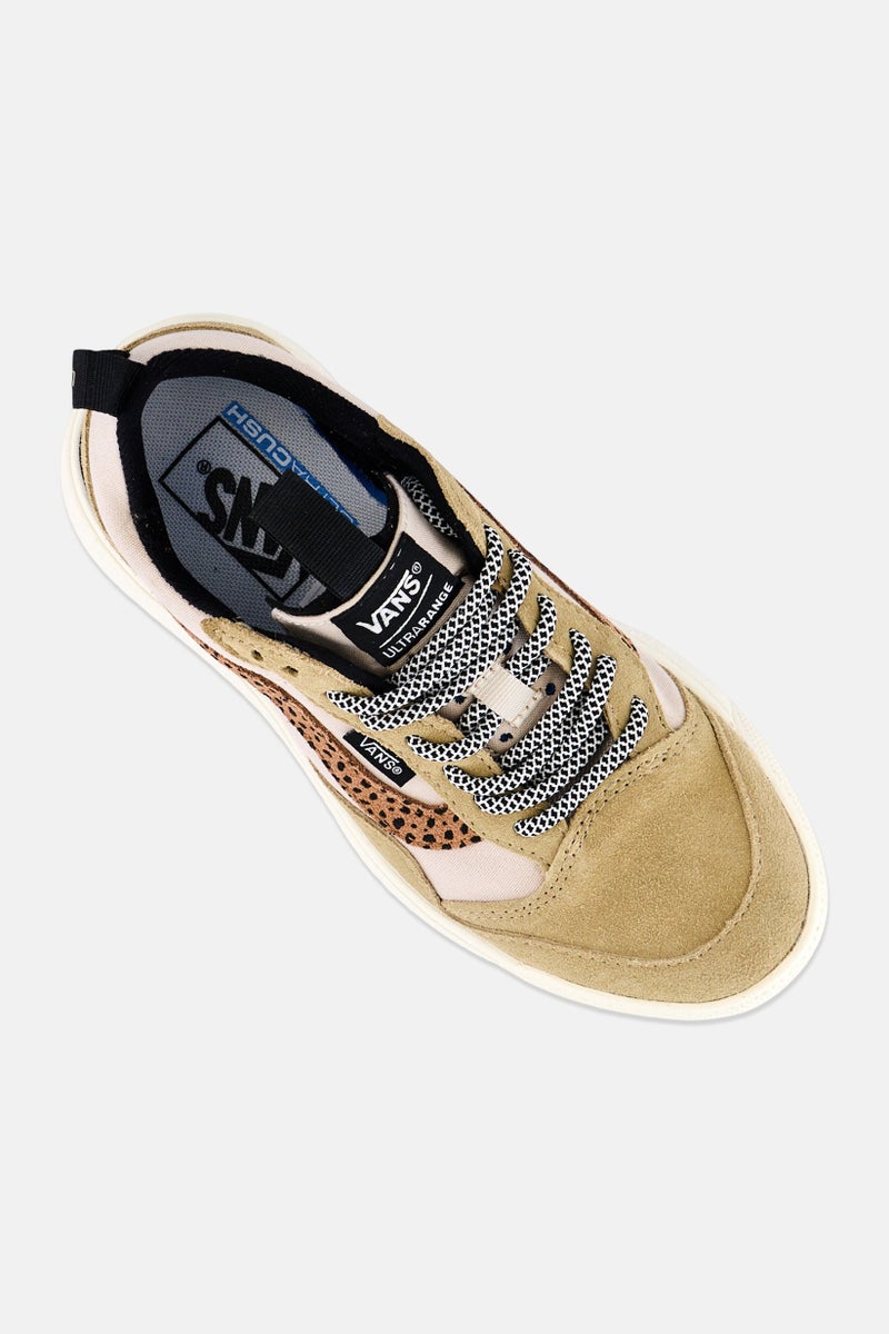 VANS Kids Boy Ultrarange Exo Lace Up Shoes, Olive - Image 3