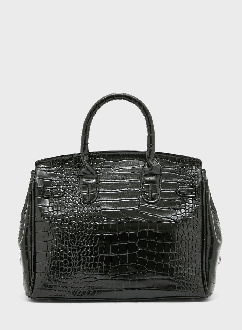 ELLA Classic Croc Large Handbag - Image 2