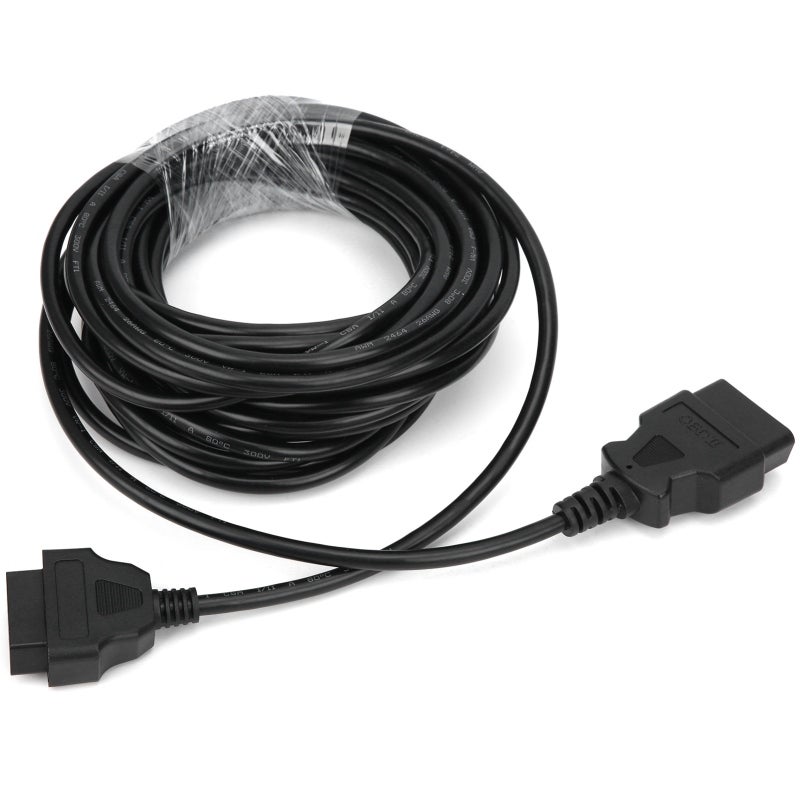 كابل تمديد OBD2 ذكر 16 دبوس إلى أنثى - كابل محول تشخيصي عالي الجودة ABS بطول 10 أمتار - سلك تمديد OBDII لأدوات تشخيص السيارة - Image 4