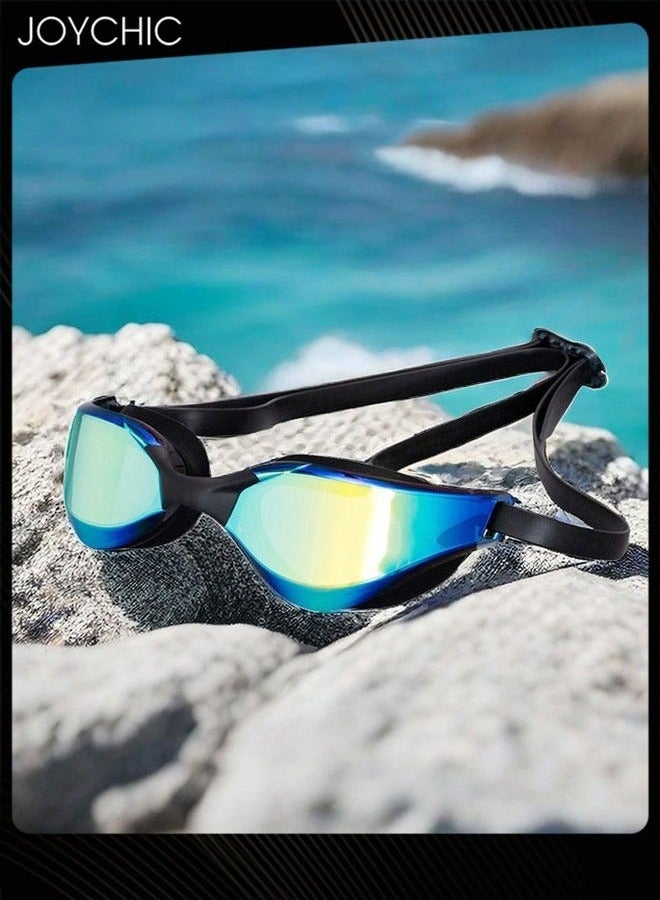 Joychic Women Men Adjustable Anti-Fog NO Leaking UV Protection Wide View Lightweight Swimming Goggles - Image 1