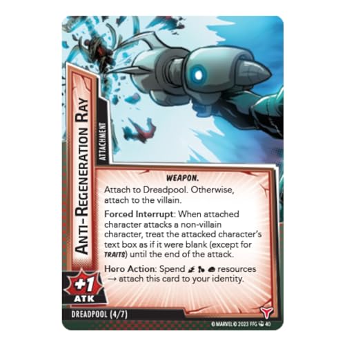 Asmodee Marvel Champions The Card Game Deadpool EXPANDED HERO PACK - Superhero Strategy Game, Cooperative Game for Kids and Adults, Ages 14+, 1-4 Players, 45-90 Minute Playtime, Made by Fantasy Flight Games - Image 4