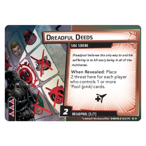 Asmodee Marvel Champions The Card Game Deadpool EXPANDED HERO PACK - Superhero Strategy Game, Cooperative Game for Kids and Adults, Ages 14+, 1-4 Players, 45-90 Minute Playtime, Made by Fantasy Flight Games - Image 5