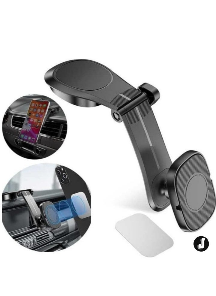 JAJEEK "NEW Upgraded Magnetic Car Phone Holder – 360° Adjustable Dashboard Mount with Strong Magnetic Grip, Universal Fit for iPhone, Samsung & All Smartphones" - Image 1