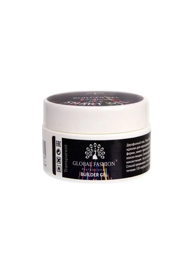 GLOBAL FASHION - Global Fashion Smart Gel - Two-Phase Extension Gel, 15g | Transparent - Image 1