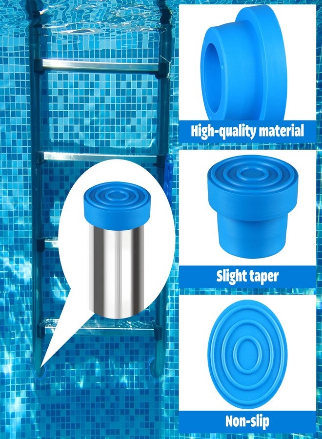 Fairooth 4 Pack Pool Ladder Bumper Plugs for Inground Pool Rubber Inside Pools Ladder Bumper Caps Steps End Plugs Fits 1.9” Standard Swimming Pool Ladders Tubing for Inground Pool Liner Protection - Image 3