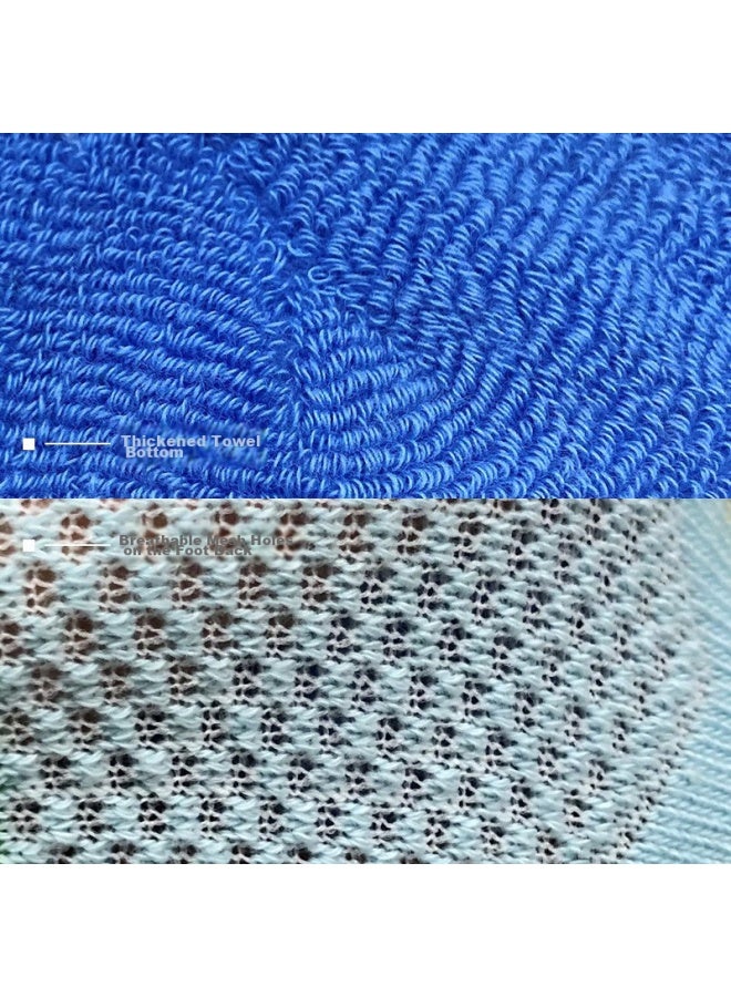 Taan Badminton Socks For Children, Professional Outdoor Sports Socks, Mid-calf, Terry Bottom, T606, Two Pairs - Image 2