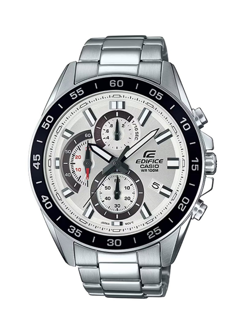 Casio Men's EFV-550D-7AVUDF Edifice Analog Display Quartz Silver Mens Watch - Image 1