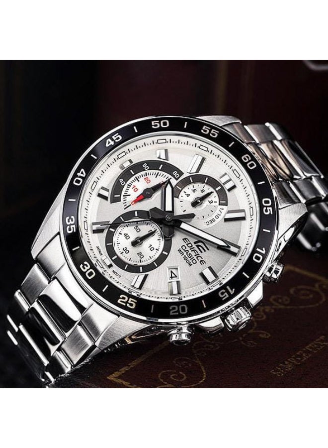 Casio Men's EFV-550D-7AVUDF Edifice Analog Display Quartz Silver Mens Watch - Image 2