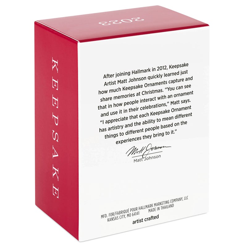 Hallmark Keepsake هولمارك تذكار زخرفة عيد الميلاد 2023 أبي كب كيك هدايا عائلة - Image 4
