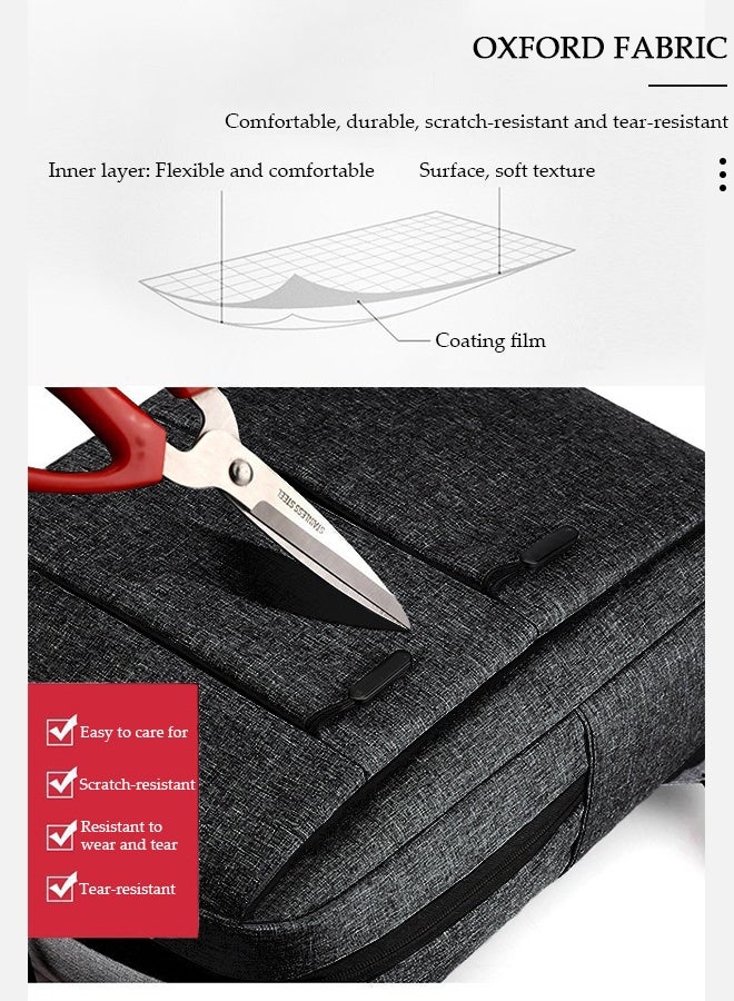 DUNISO Travel Laptop Backpack Business Anti Theft Slim Durable Computer Shoulder Pack with USB Charging Port Water Resistant College School Computer Bag Gifts for Men & Women Fits 15.6 Inch Notebook Black - Image 4