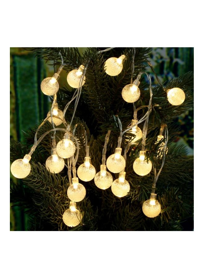Loquat LED Crystal Ball String Light Yellow 2.1meter - Image 3