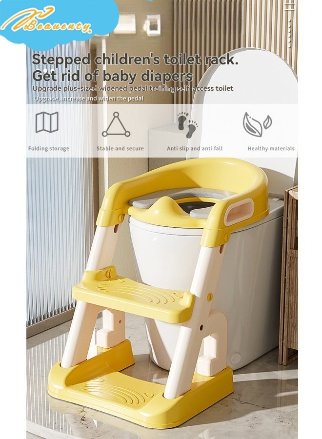 بيوينتي 2 في 1 مقعد تدريب مرحاض الطفل مع مقعد تدريب مرحاض مرحاض المرحاض للأطفال - Image 1