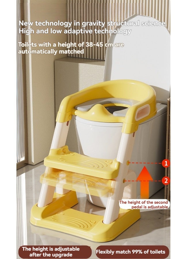 بيوينتي 2 في 1 مقعد تدريب مرحاض الطفل مع مقعد تدريب مرحاض مرحاض المرحاض للأطفال - Image 5