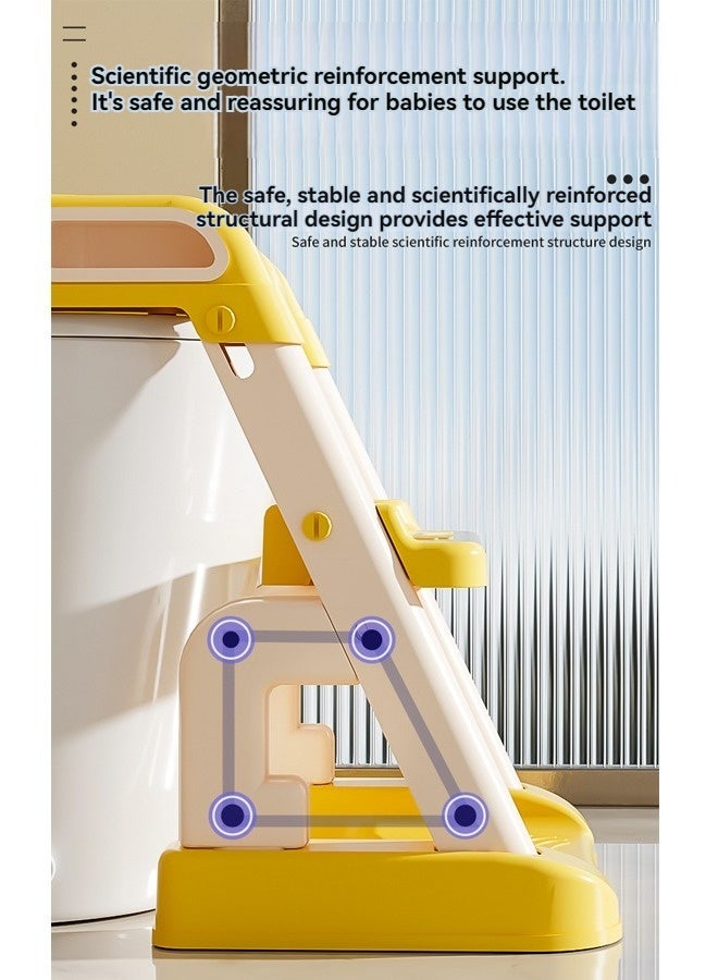 بيوينتي 2 في 1 مقعد تدريب مرحاض الطفل مع مقعد تدريب مرحاض مرحاض المرحاض للأطفال - Image 4