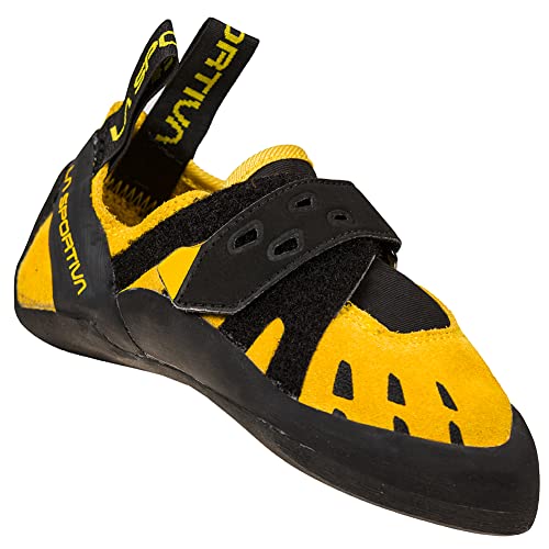 La Sportiva Tarantula Junior | Kids Rock Climbing Shoes Yellow/Black, Little Kid|13, EU 30 - Image 3