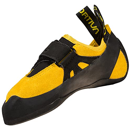 La Sportiva Tarantula Junior | Kids Rock Climbing Shoes Yellow/Black, Little Kid|13, EU 30 - Image 4