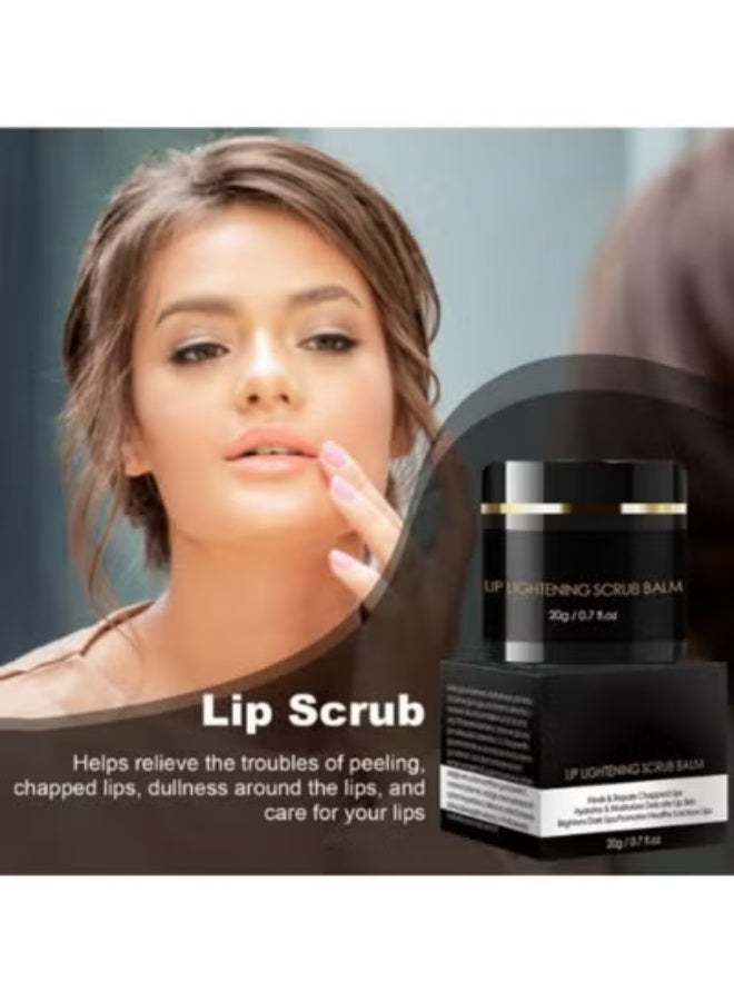 Yoxier Lip Lightening Scrub Balm for Dry Chapped Lips, 20g - Image 4