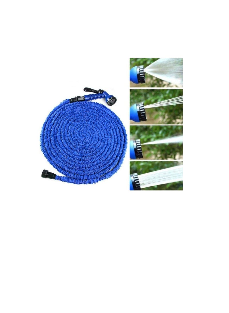 Beorol Expandable Garden Water Hose, Flexible Gardening Hose,7 Pattern Spray and High Pressure for Plant Watering, Car and motorcycle cleaning, Lawn Garden (50FT-15M, Blue) - Image 3