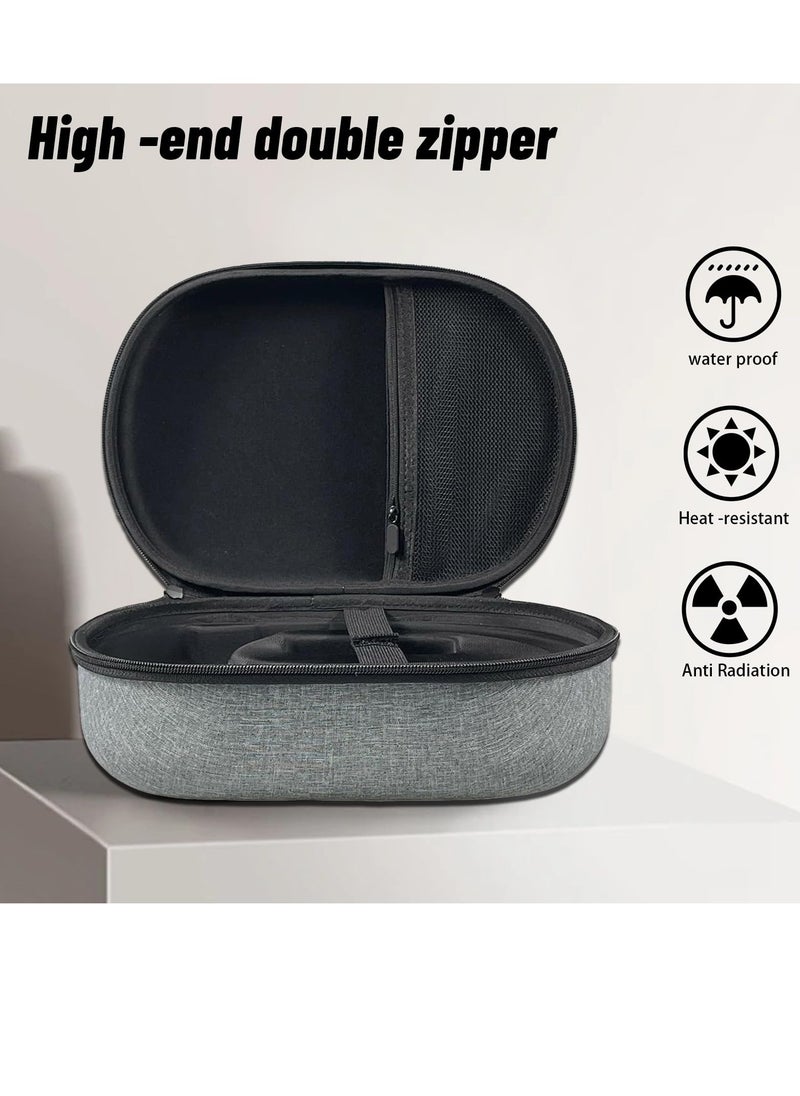 SYOSI - Portable Travel Case for Vision Pro Hard Carrying Case for Apple Vision Pro VR Headset and Accessories EVA Material Double Zipper Design Waterproof Anti Fall Travel Storage Case with compartments - Image 1