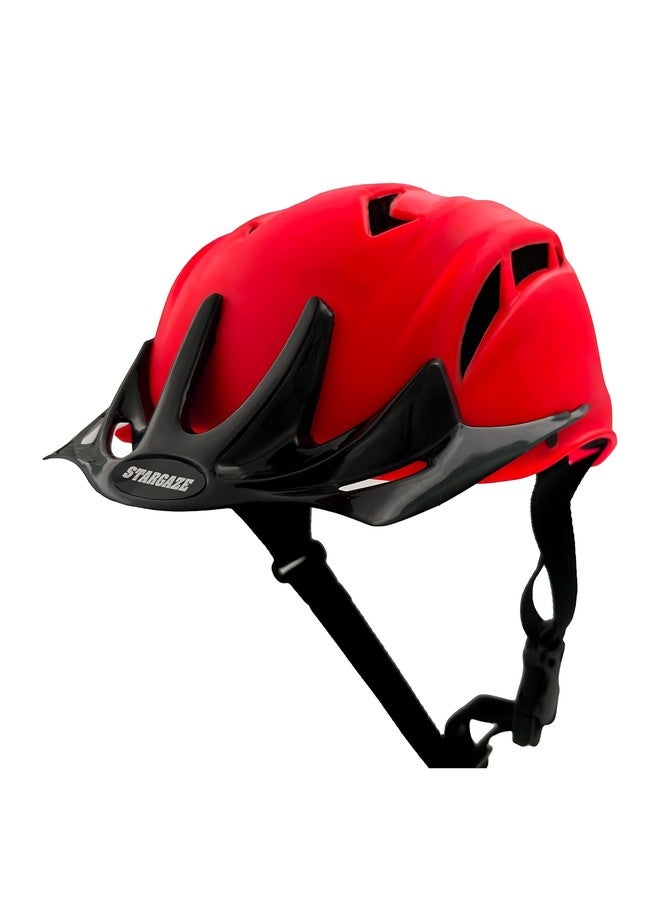 Stargaze Multi-Sport Kids Helmet - 55cm Medium Size for Boys & Girls (Age 6-14 Years) - Ideal for Bicycle, Skating & Scootering - Adjustable Safety Gear - Image 1