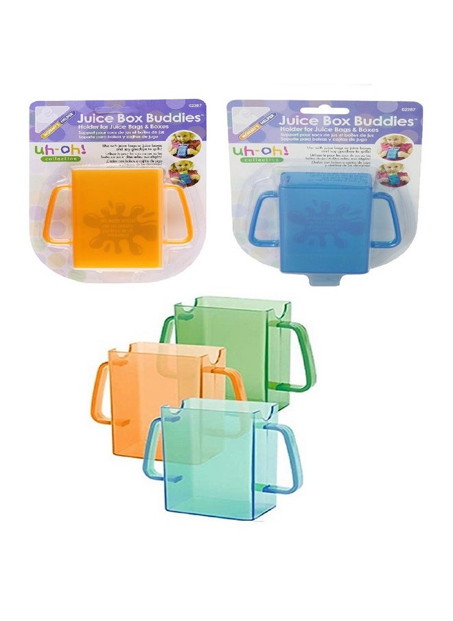 Mommy's Helper 5Pack Mommys Helper Juice Box Buddies Holder For Juice Bags And Boxes Colors May Vary  - Image 1