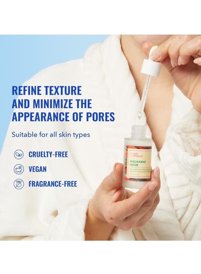 Good Molecules Niacinamide Serum - 10% Niacinamide Balancing B3 Facial Serum for Acne, Tone, Texture - Brightening and Hydrating Skincare for Face - Image 2