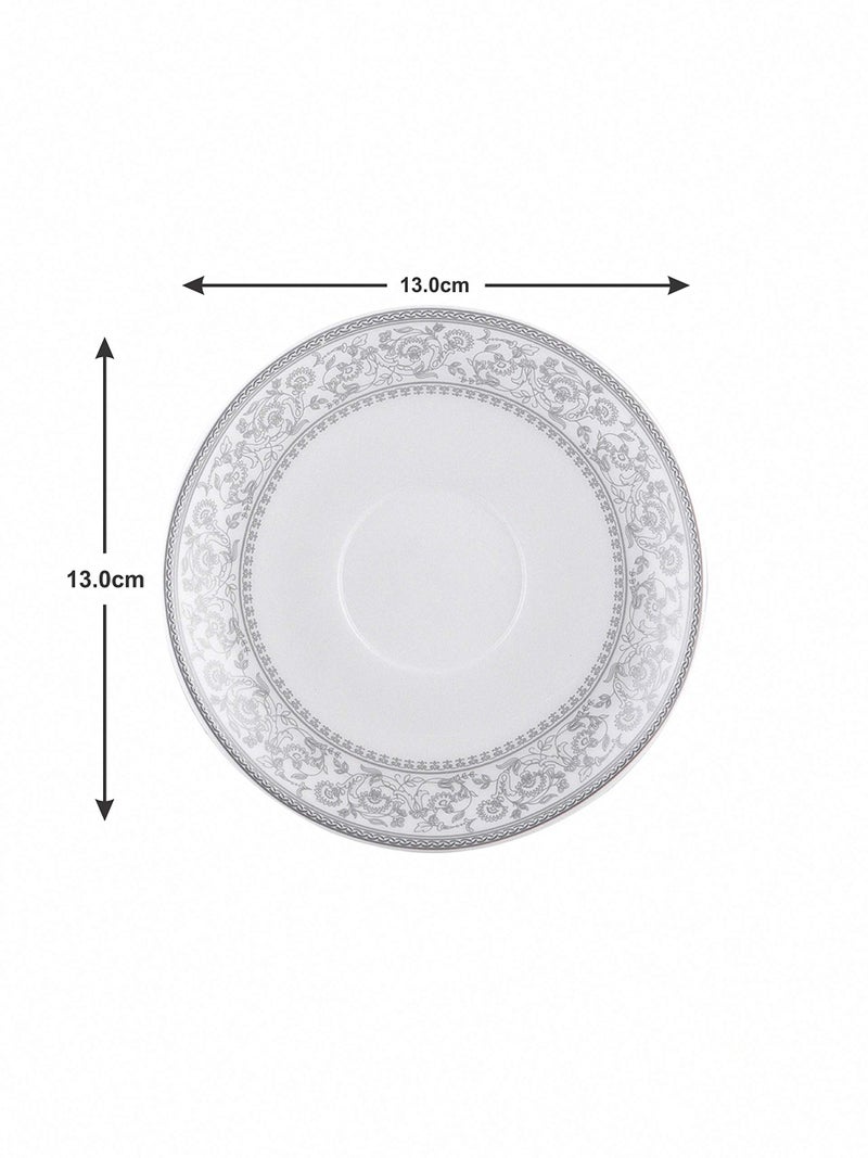 La Opala Opalware Cup Saucer Set (Set of 12pcs), White, 160 ml - Image 4
