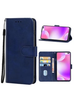HuHa Case Cover For Xiaomi Poco X2 Leather Phone Case Blue 