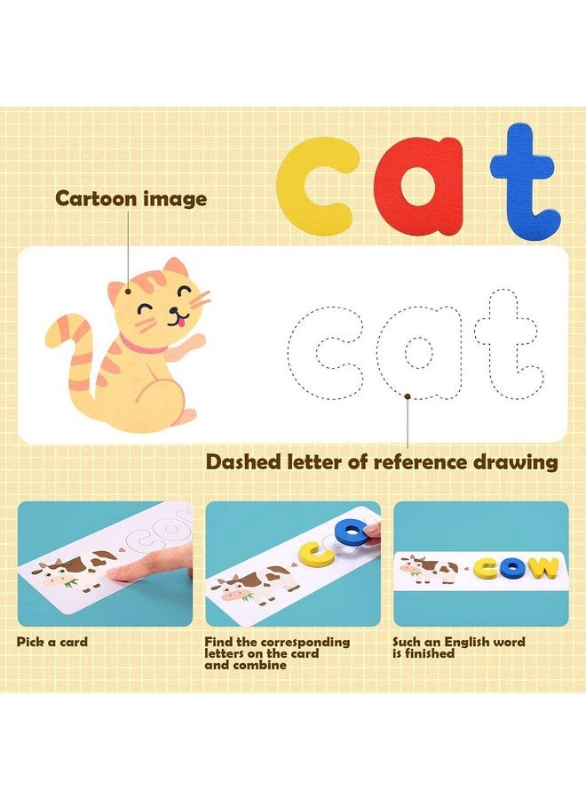 Chocozone Spelling Games Word Matching Letter Puzzles Toddler Toys for 4+ Year Old Learning Toys for Kids (Spelling) - Image 2