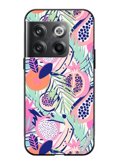 Protective Case Cover For OnePlus 10T Abstract Dragon Fruit Design Multicolour