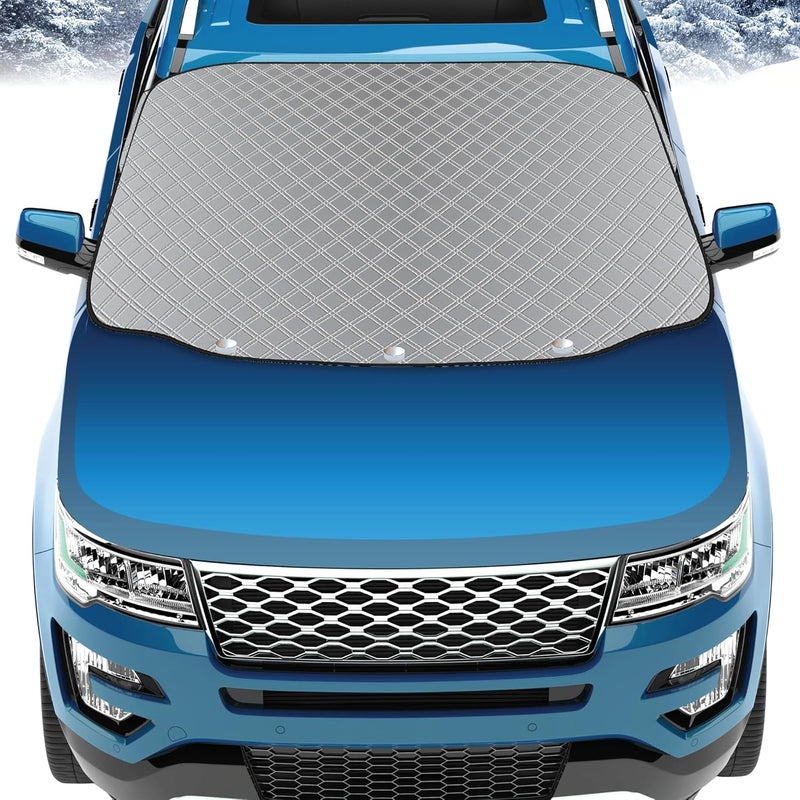 GADLANE Magnetic Car Windscreen Cover - Heavy Duty Frost/Ice/Snow/Sun Protector for Medium-Large Cars and SUVs - Image 1