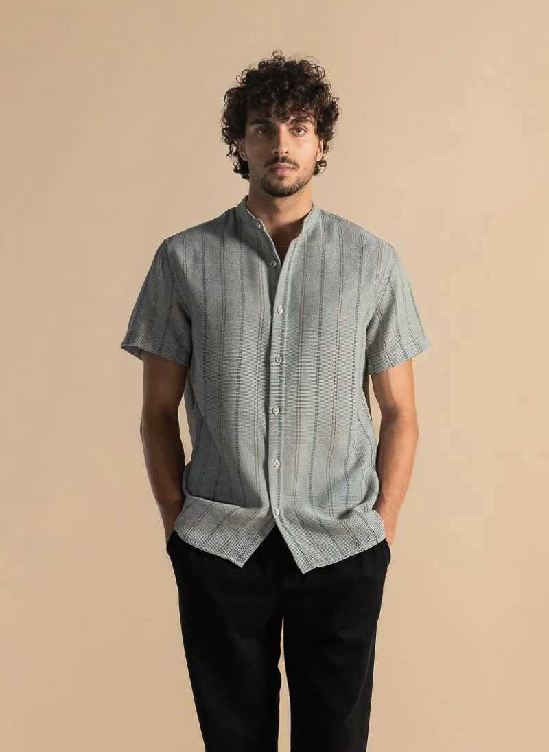 شايبس KNITTED STRIPED SHIRT