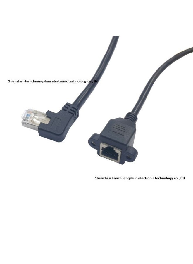 Generic Super 5 Category 6 RJ45 Network Cable Male To Female With Ear Extension Line 0.3 Meters-Color:Category Cat5-Length:Network Cable Male To Female 1.5 M  - Image 4