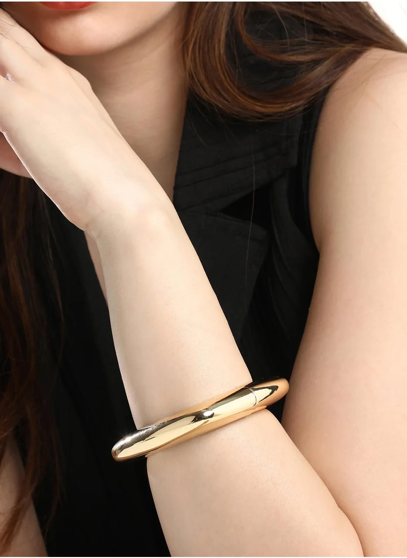 SOHI Women's The Chunky-Quad Bangle Bracelet