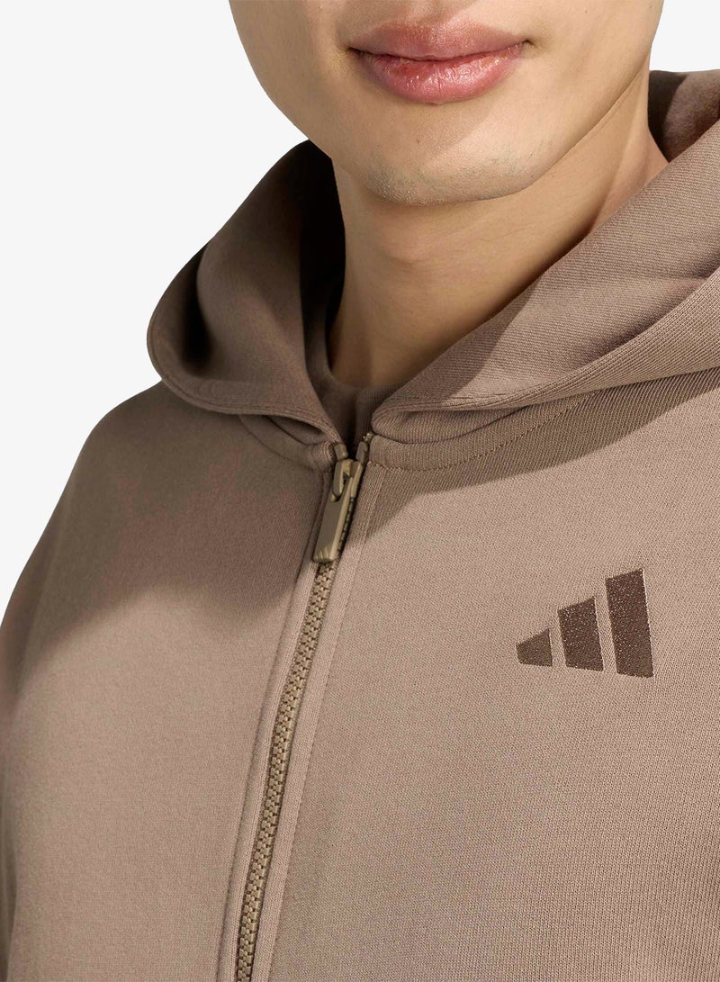 Adidas Small Logo Hoodie - Image 3