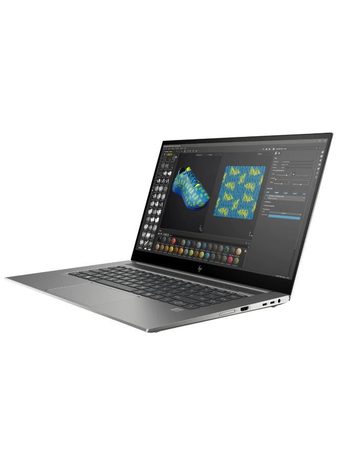 HP لابتوب HP ZBook Studio 15 G7، معالج Intel Core i7-10850H، 512GB SSD، 16GB RAM، NVIDIA Quadro RTX 3000 6GB، شاشة 15.6 بوصة 4K UHD، ويندوز 10 برو - فضي (مجددة)، درجة A، ضمان 6 أشهر - Image 2