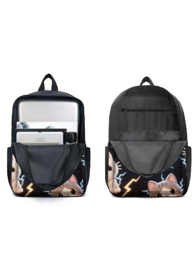 [Super new special offer] Cartoon theme bag three-piece set | double-shoulder + hand-held + storage pen bag | gift self-use good-looking - 371  - Image 4