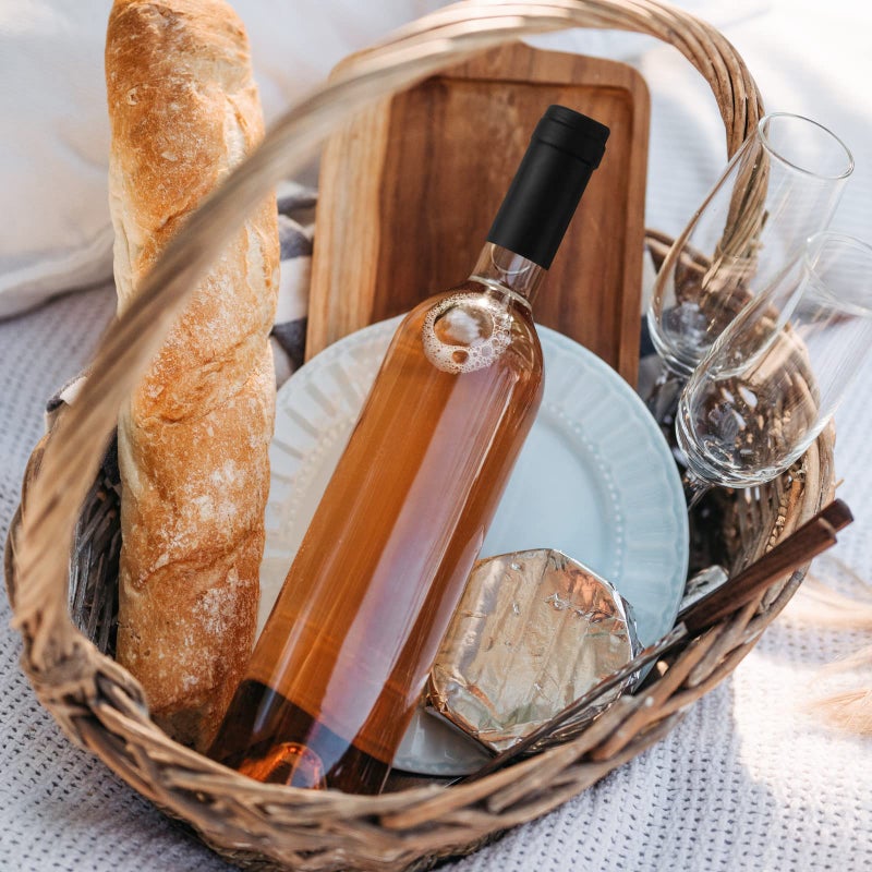 GUANENA 12 Pack 16oz Clear Glass Bottles with Cork Lids and PVC Shrink Capsules, 500 ml Empty Home Brewing Wine Bottles with Funnel for Sparkling Wine, Juice, Kombucha, Beverages - Image 5